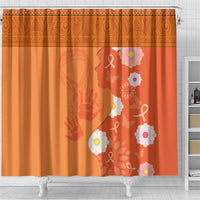 International Day for the Elimination of Violence Against Women Shower Curtain Polynesian Pattern LT03 - Polynesian Pride