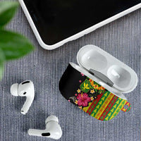 Hawaiian Independence Day AirPods Case Kanaka Maoli Symbols With Tapa Motifs and Tropical Plants LT03 - Polynesian Pride