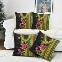 Hawaiian Independence Day Pillow Cover Kanaka Maoli Symbols With Tapa Motifs and Tropical Plants LT03 - Polynesian Pride
