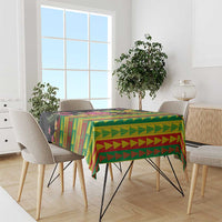 Hawaiian Independence Day Tablecloth Kanaka Maoli Symbols With Tapa Motifs and Tropical Plants LT03 - Polynesian Pride