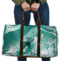 Personalised New Zealand Aotearoa Darts Masters Travel Bag Maori Art Tattoo with Tribal Dart Symbol Teal Color LT03 Teal - Polynesian Pride