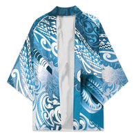 Personalised New Zealand Aotearoa Darts Masters Kimono Maori Art Tattoo with Tribal Dart Symbol Blue LT03 Unisex Blue - Polynesian Pride