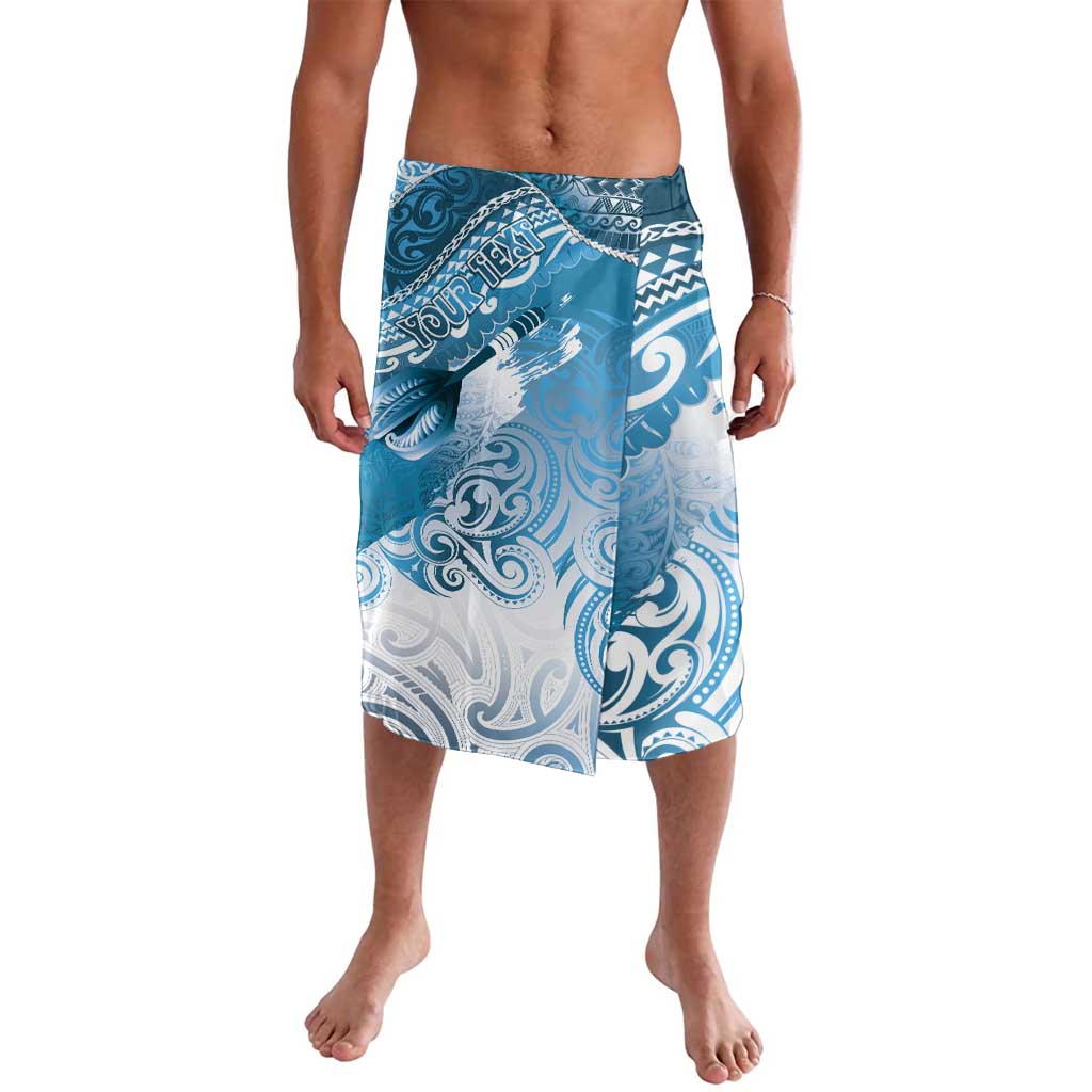 Personalised New Zealand Aotearoa Darts Masters Lavalava Maori Art Tattoo with Tribal Dart Symbol Blue LT03 Blue - Polynesian Pride