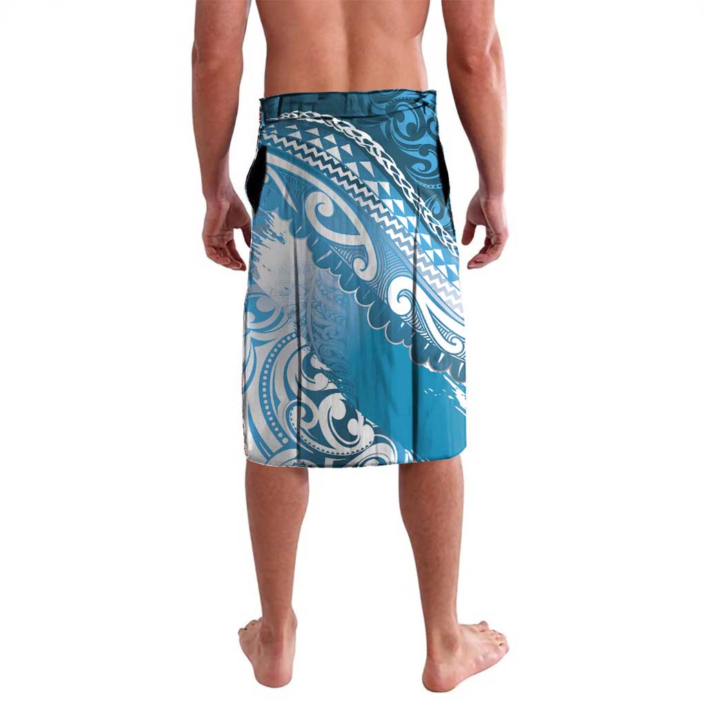 Personalised New Zealand Aotearoa Darts Masters Lavalava Maori Art Tattoo with Tribal Dart Symbol Blue LT03 - Polynesian Pride