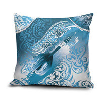 Personalised New Zealand Aotearoa Darts Masters Pillow Cover Maori Art Tattoo with Tribal Dart Symbol Blue LT03 Blue - Polynesian Pride