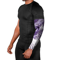 Personalised New Zealand Aotearoa Darts Masters Arm Sleeves Maori Art Tattoo with Tribal Dart Symbol Purple LT03 - Polynesian Pride