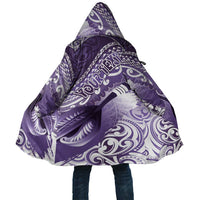 Personalised New Zealand Aotearoa Darts Masters Cloak Maori Art Tattoo with Tribal Dart Symbol Purple LT03 Unisex Purple - Polynesian Pride