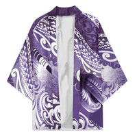 Personalised New Zealand Aotearoa Darts Masters Kimono Maori Art Tattoo with Tribal Dart Symbol Purple LT03 Unisex Purple - Polynesian Pride