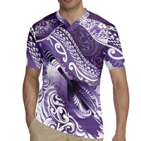 Personalised New Zealand Aotearoa Darts Masters Rugby Jersey Maori Art Tattoo with Tribal Dart Symbol Purple LT03 - Polynesian Pride