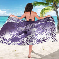 Personalised New Zealand Aotearoa Darts Masters Sarong Maori Art Tattoo with Tribal Dart Symbol Purple LT03 - Polynesian Pride