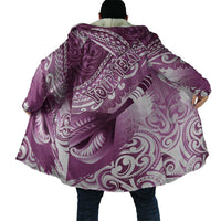 Personalised New Zealand Aotearoa Darts Masters Cloak Maori Art Tattoo with Tribal Dart Symbol Pink LT03 - Polynesian Pride