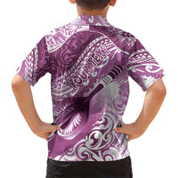 Personalised New Zealand Aotearoa Darts Masters Hawaiian Shirt Maori Art Tattoo with Tribal Dart Symbol Pink LT03 - Polynesian Pride