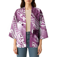 Personalised New Zealand Aotearoa Darts Masters Kimono Maori Art Tattoo with Tribal Dart Symbol Pink LT03 - Polynesian Pride