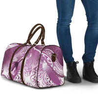 Personalised New Zealand Aotearoa Darts Masters Travel Bag Maori Art Tattoo with Tribal Dart Symbol Pink LT03 - Polynesian Pride