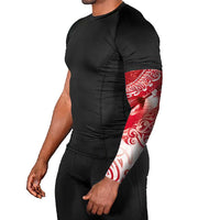 Personalised New Zealand Aotearoa Darts Masters Arm Sleeves Maori Art Tattoo with Tribal Dart Symbol Red LT03 - Polynesian Pride