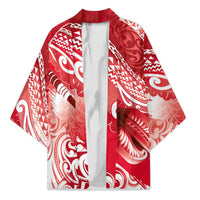 Personalised New Zealand Aotearoa Darts Masters Kimono Maori Art Tattoo with Tribal Dart Symbol Red LT03 Unisex Red - Polynesian Pride