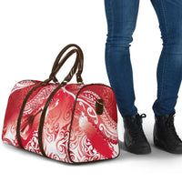 Personalised New Zealand Aotearoa Darts Masters Travel Bag Maori Art Tattoo with Tribal Dart Symbol Red LT03 - Polynesian Pride