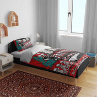 New Zealand Christmas Bedding Set Maori Christmas Spirit - Meri Kirihimete LT03 - Polynesian Pride