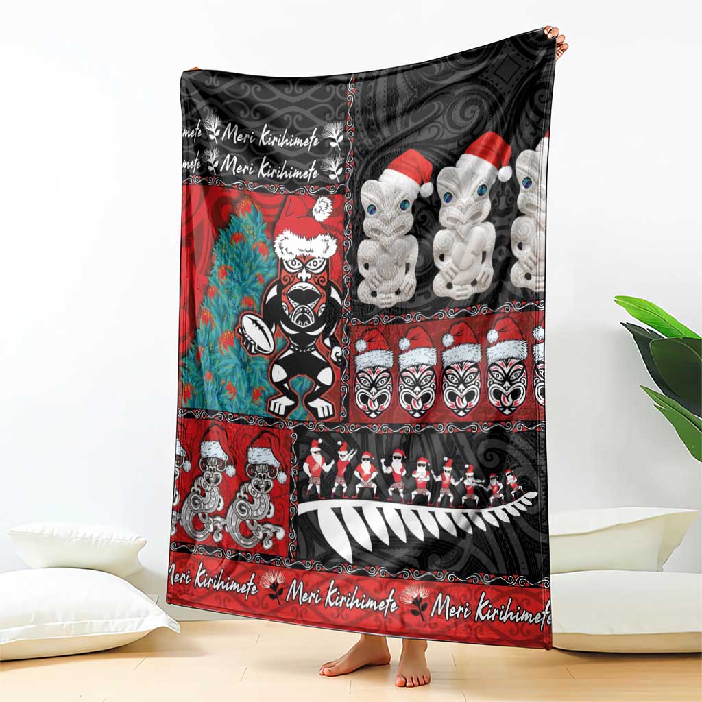 New Zealand Christmas Blanket Maori Christmas Spirit - Meri Kirihimete LT03 - Polynesian Pride