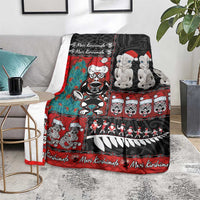 New Zealand Christmas Blanket Maori Christmas Spirit - Meri Kirihimete LT03 - Polynesian Pride