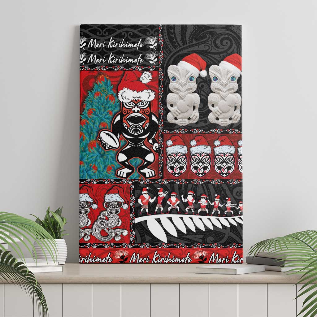 New Zealand Christmas Canvas Wall Art Maori Christmas Spirit - Meri Kirihimete LT03 - Polynesian Pride