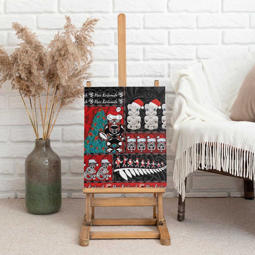 New Zealand Christmas Canvas Wall Art Maori Christmas Spirit - Meri Kirihimete LT03 - Polynesian Pride