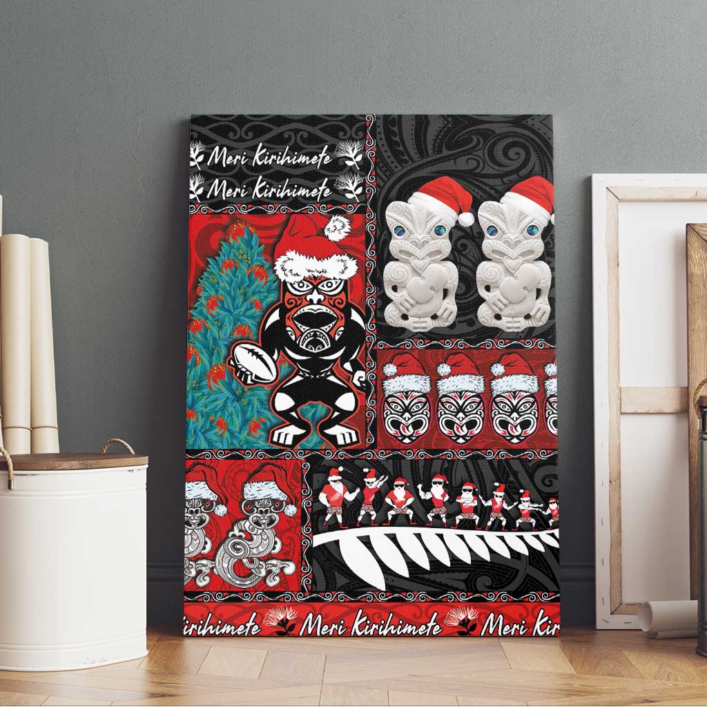 New Zealand Christmas Canvas Wall Art Maori Christmas Spirit - Meri Kirihimete LT03 - Polynesian Pride