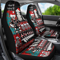 New Zealand Christmas Car Seat Cover Maori Christmas Spirit - Meri Kirihimete LT03 - Polynesian Pride