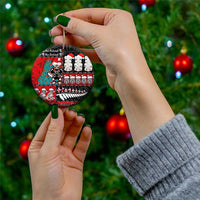 New Zealand Christmas Ceramic Ornament Maori Christmas Spirit - Meri Kirihimete LT03 - Polynesian Pride