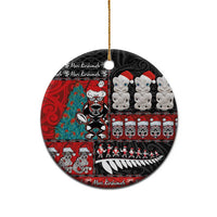 New Zealand Christmas Ceramic Ornament Maori Christmas Spirit - Meri Kirihimete LT03 - Polynesian Pride