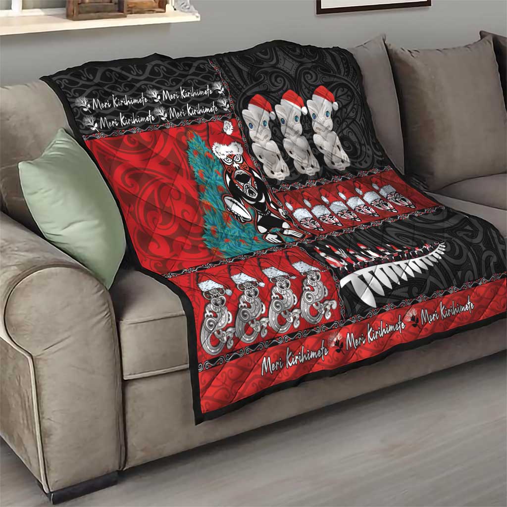 New Zealand Christmas Quilt Maori Christmas Spirit - Meri Kirihimete LT03 - Polynesian Pride