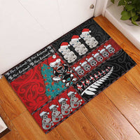 New Zealand Christmas Rubber Doormat Maori Christmas Spirit - Meri Kirihimete LT03 - Polynesian Pride