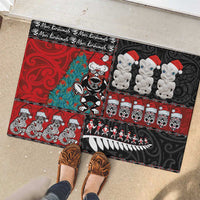 New Zealand Christmas Rubber Doormat Maori Christmas Spirit - Meri Kirihimete LT03 - Polynesian Pride