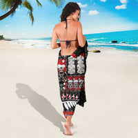 New Zealand Christmas Sarong Maori Christmas Spirit - Meri Kirihimete LT03 - Polynesian Pride