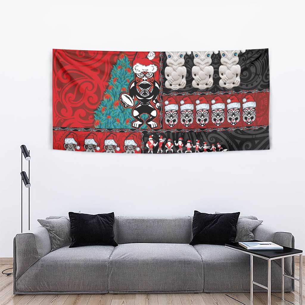 New Zealand Christmas Tapestry Maori Christmas Spirit - Meri Kirihimete LT03 - Polynesian Pride