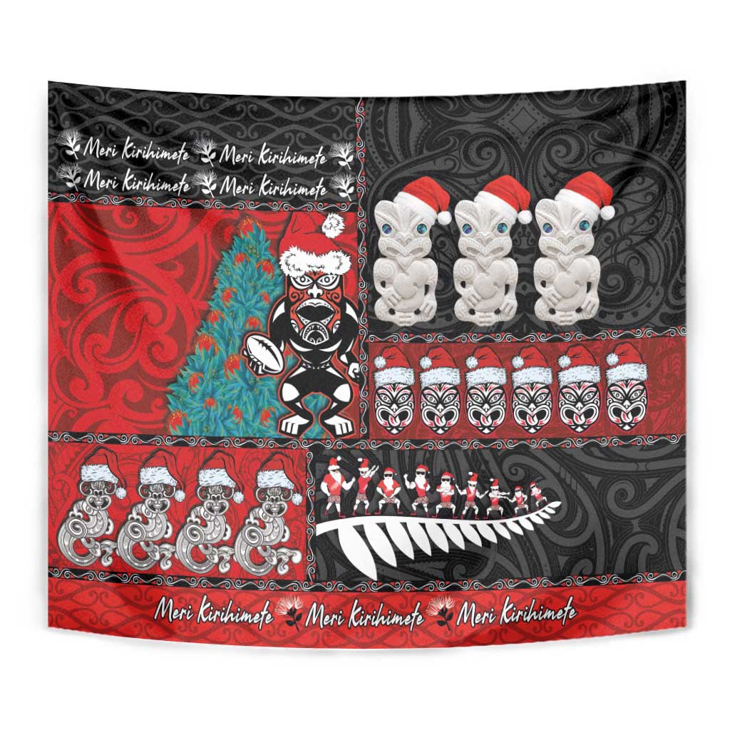 New Zealand Christmas Tapestry Maori Christmas Spirit - Meri Kirihimete LT03 - Polynesian Pride