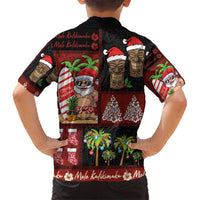 Hawaiian Christmas Hawaiian Shirt - Mele Kalikimaka Island Holiday Vibes - Black Red LT03 - Polynesian Pride