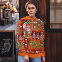 Hawaiian Christmas Ugly Christmas Sweater - Mele Kalikimaka Island Holiday Vibes - Red Orange LT03 - Polynesian Pride