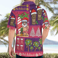 Hawaiian Christmas Hawaiian Shirt - Mele Kalikimaka Island Holiday Vibes - Pink Purple LT03 - Polynesian Pride