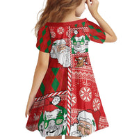 Australian Christmas Family Matching Summer Maxi Dress and Hawaiian Shirt - Santa Koala Kangaroo and Holiday Cheer LT03 - Polynesian Pride