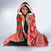 Australian Christmas Hooded Blanket - Santa Koala Kangaroo and Holiday Cheer LT03 - Polynesian Pride