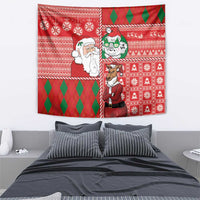 Australian Christmas Tapestry - Santa Koala Kangaroo and Holiday Cheer LT03 - Polynesian Pride