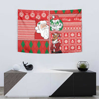 Australian Christmas Tapestry - Santa Koala Kangaroo and Holiday Cheer LT03 - Polynesian Pride