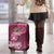 Fiji Adi Cakobau School Luggage Cover Tropical Flower and Tapa Pattern LT03 - Polynesian Pride