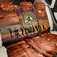 The Rising Sun Badge ANZAC Back Car Seat Cover Last Post Field of Poppy Starry Night Style LT03 - Polynesian Pride
