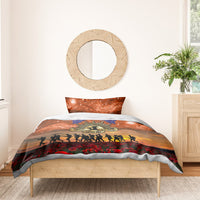 The Rising Sun Badge ANZAC Bedding Set Last Post Field of Poppy Starry Night Style LT03 - Polynesian Pride