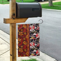Japanese Culture Hawaii Style Garden Flag Hawaiian Tribal and Japanese Pattern Together Culture LT03 - Polynesian Pride