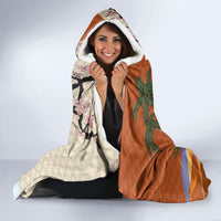 Pan-Pacific Festival Hooded Blanket Mauna Kea and Fuji Mountains