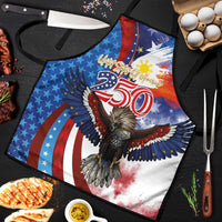 Philippines and United States Semiquincentennial Apron Eagle and National Flag Style