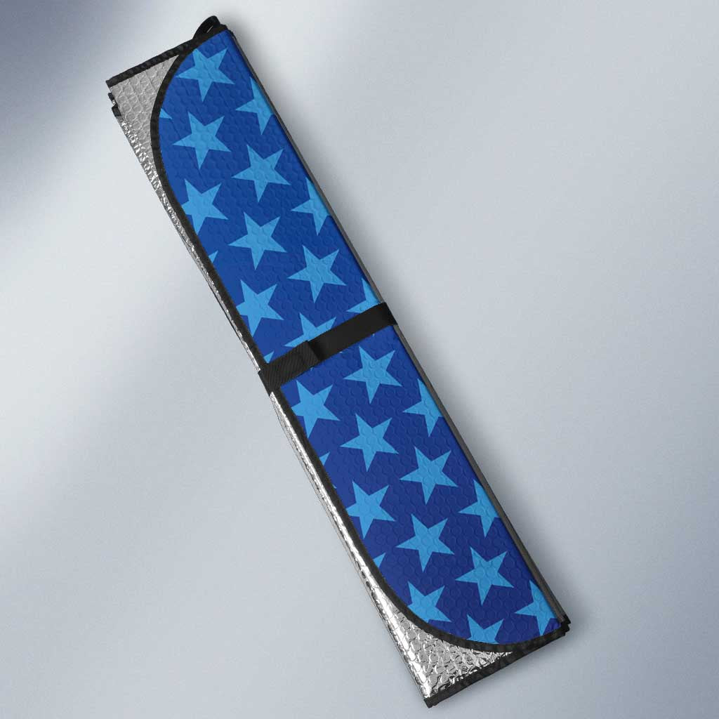 Philippines and United States Semiquincentennial Auto Sun Shade Eagle and National Flag Style